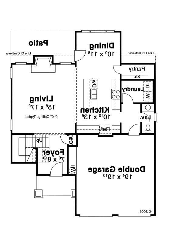 First Floor image of KINCAID House Plan